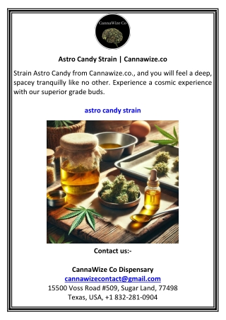 Astro Candy Strain  Cannawize.co