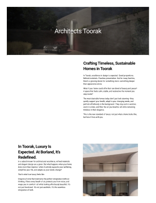 Architects Toorak