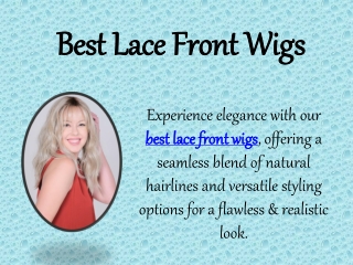Best Lace Front Wigs