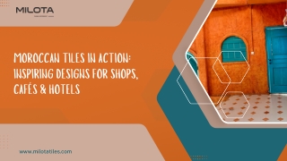 Moroccan Tiles in Action Inspiring Designs for Shops, Cafés & Hotels
