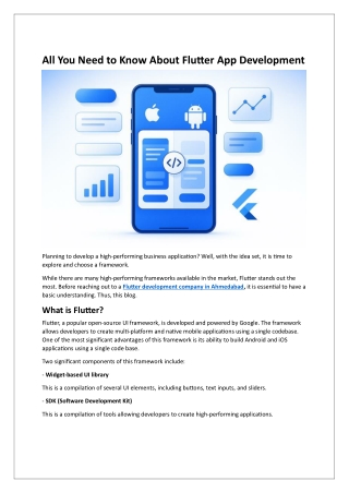 All You Need to Know About Flutter App Development