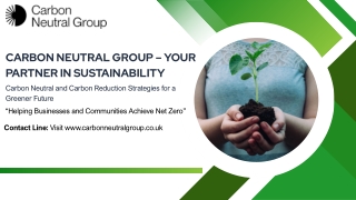 Carbon neutral and carbon reduction strategies Carbon Neutral Group (1)