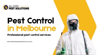 Trusted Pest Control Melbourne & Victoria | All Over Pest Solutions
