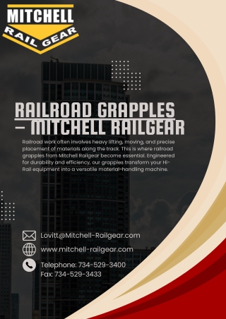 Railroad Grapples – Mitchell-Railgear