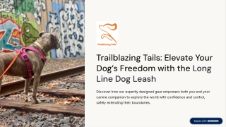 Long Line Dog Leash