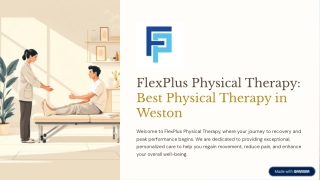 Best Physical Therapy in Weston