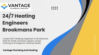 24/7 Heating Engineers Brookmans Park | Vantage Plumbing & Heating