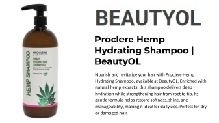 Proclere Hemp Hydrating Shampoo | BeautyOL
