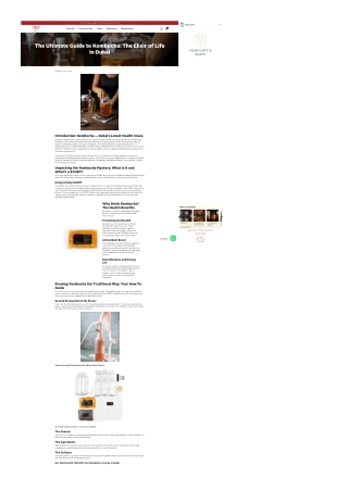 The Ultimate Guide to Kombucha: Dubai’s Elixir of Life