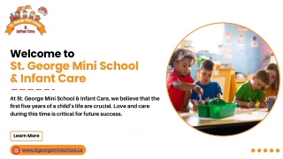 Subsidized Daycare North York | St. George Mini School