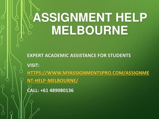 Why Choose Assignment Help Melbourne