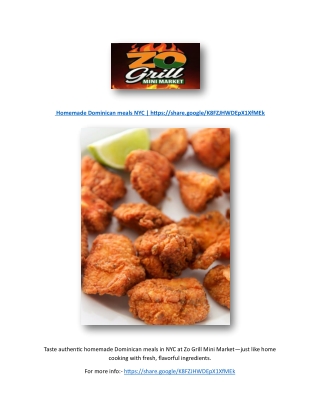 Homemade Dominican meals NYC | https://share.google/K8FZJHWDEpX1XfMEk