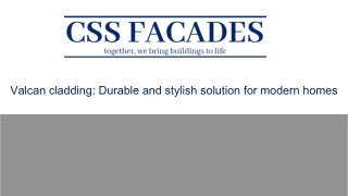 Valcan cladding: Durable and stylish solution for modern homes