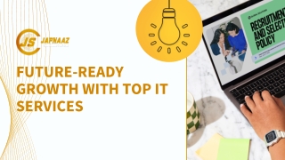 Future-Ready Growth with Top IT Services
