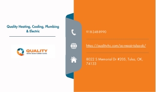 Quality Heating, Cooling, Plumbing & Electric