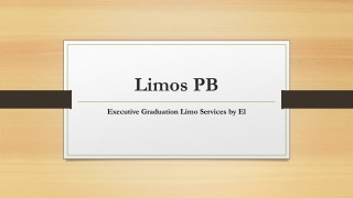 Executive Graduation Limo Services by El