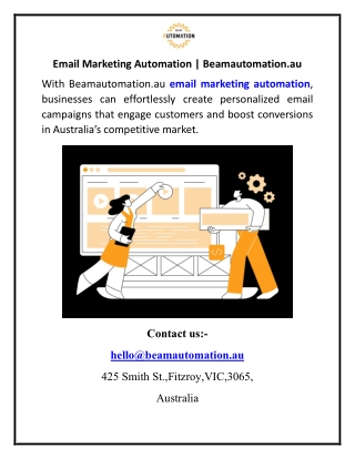 Email Marketing Automation Beamautomation.au