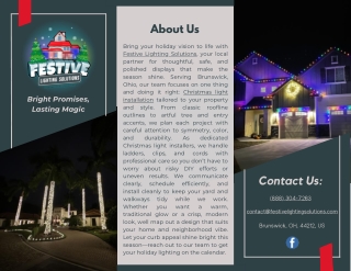 Festive Lighting Solutions
