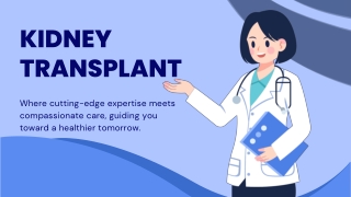 Best Kidney Transplant Hospital in Delhi  Epitome Hospitals