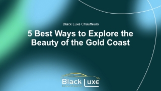 5 Best Ways to Explore the Beauty of the Gold Coast