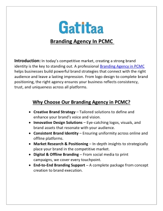 Branding Agency in PCMC