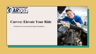 Shop the Best Car Accessories Online India with Carvve