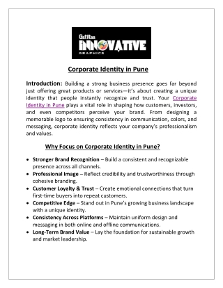 Corporate Identity In Pune
