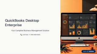 Simplify Accounting & Operations with QuickBooks Desktop Enterprise