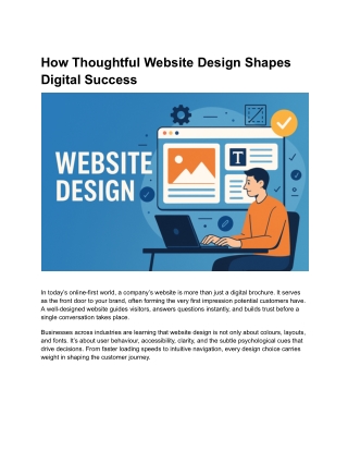 Website Design for Digital Success | Cheshire Business Guide