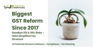 Biggest GST Reform Since 2017