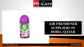AIR FRESHENER SUPPLIERS IN DOHA, QATAR