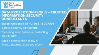 Information Security Consultant| Data Protection People