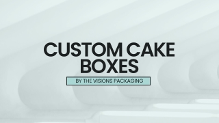 custom cake boxes