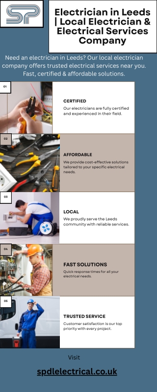 Electrician in Leeds  Local Electrician & Electrical Services Company