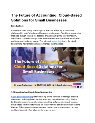 The Future of Accounting_ Cloud-Based Solutions for Small Businesses