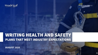 Tender Writing Training | Madrigal Communications