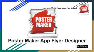 Posters Maker App