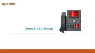 Avaya J189 IP Phone