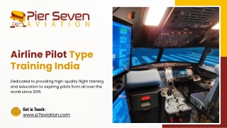 Professional Airline Pilot Type Training India - Pier Seven