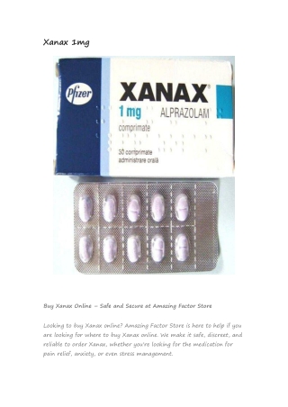 Xanax 1mg