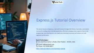 Express.js Tutorial Overview_