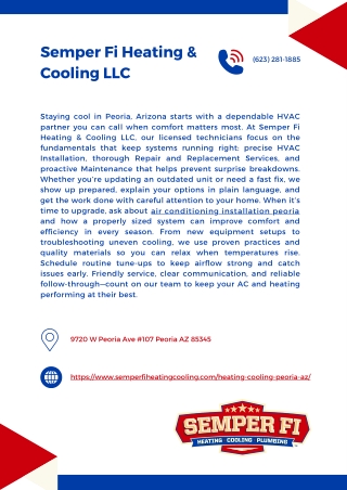 Semper Fi Heating & Cooling LLC