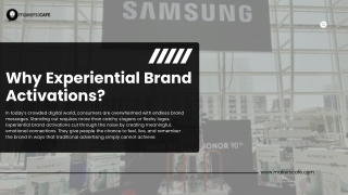 Why Experiential Brand Activations
