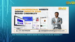 Website Design Services That Build Brand Credibility