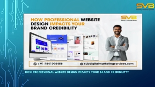 Website Design Services That Build Brand Credibility