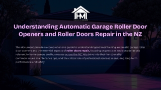 Why Are NZ Roller Doors Breaking More Often?