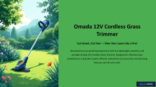 12V Omada Cordless Grass Trimmer