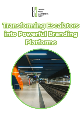 Transform Your Space with Eye-Catching Escalator Stickers