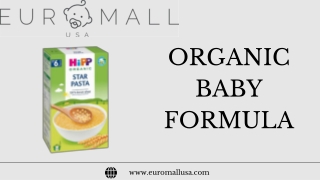 Order Premium Organic Baby Formula for Healthy Growth