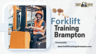 Forklift Training School in Canada